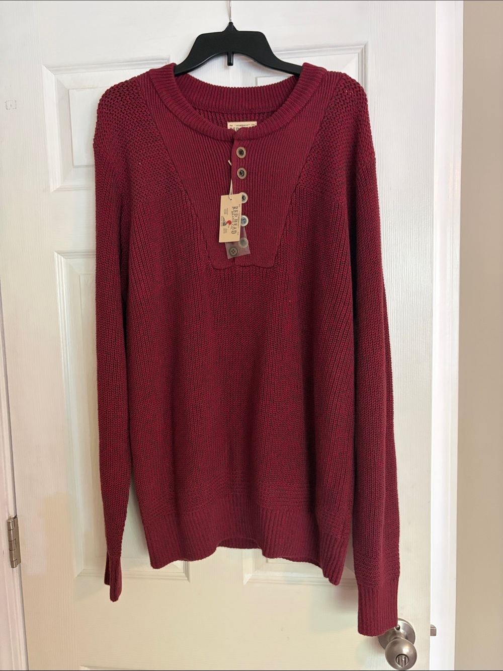 Red Head Brand Co. Deep Red M Fatigue Men’s Sweater size xl
